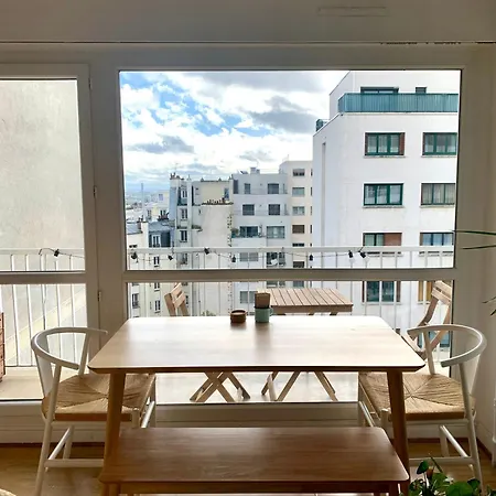 20e, 70m2 Calme Et Lumineux Avec 2 Balcons Daire